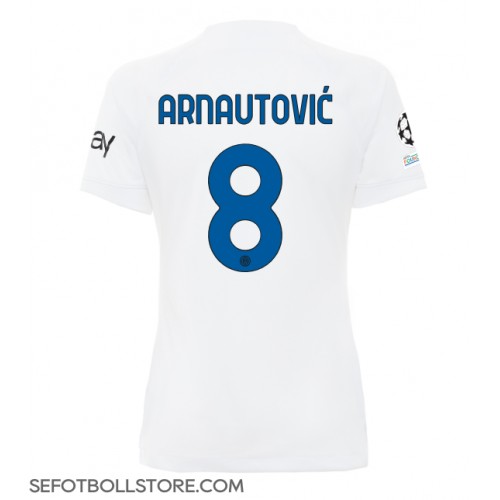 Inter Milan Marko Arnautovic #8 Replika Bortatröja Dam 2023-24 Kortärmad